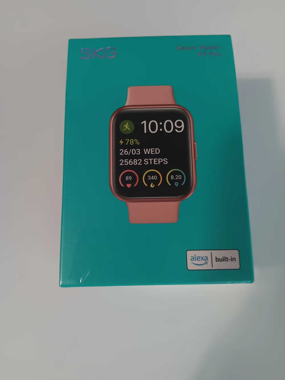 V7 Pro Smartwatch — Pink